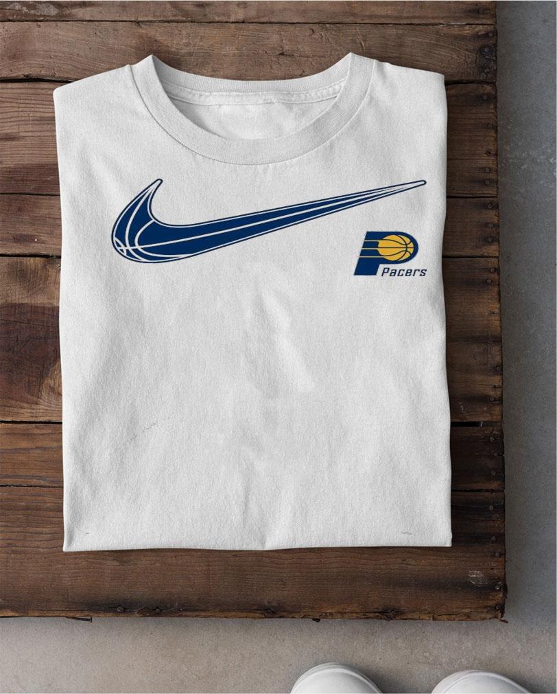 Indiana Pacers 2020-2021 Nike City Edition Swoosh shirt shirt