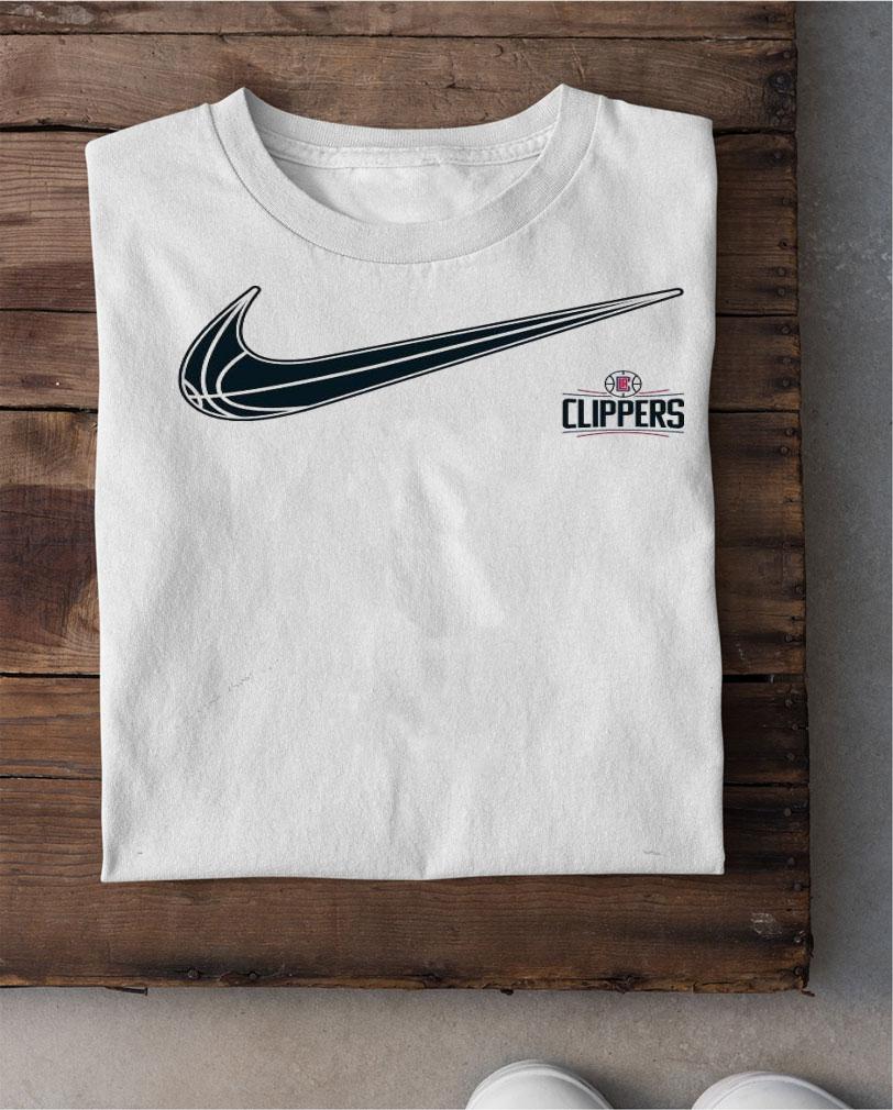 LA Clippers 2020-2021 Nike City Edition Swoosh shirt shirt