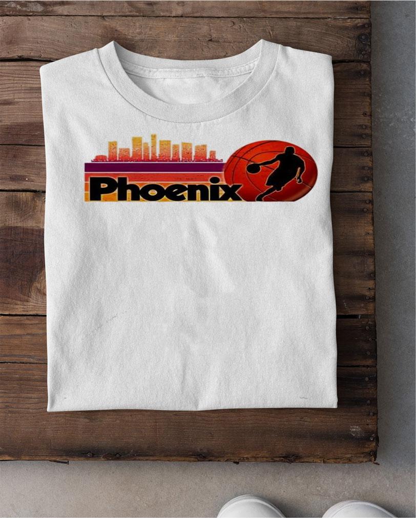 Phoenix Az Cityscape Hot Retro Sun shirt shirt