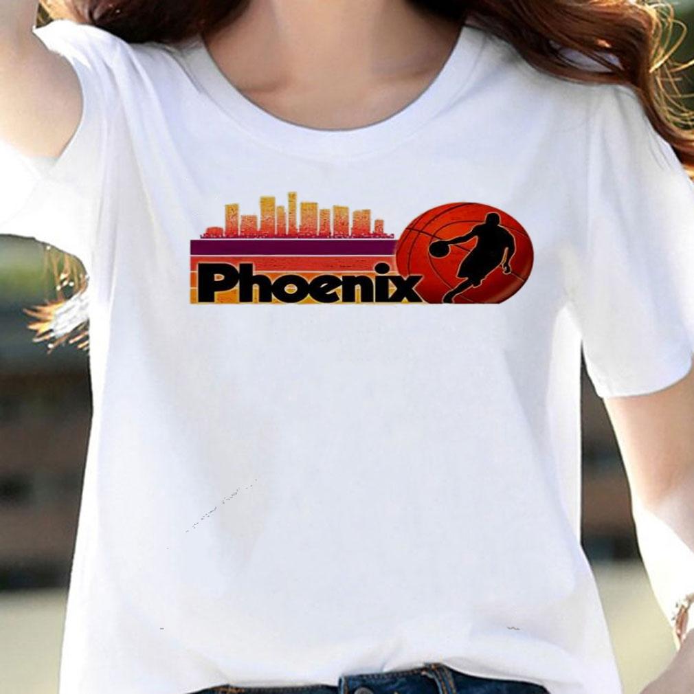 Phoenix Az Cityscape Hot Retro Sun shirt woman shirt