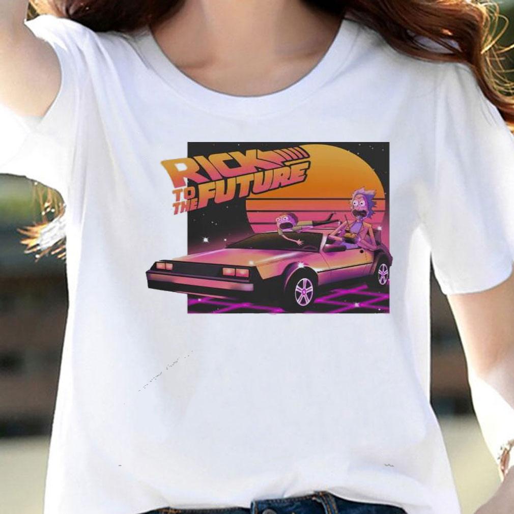 Rick to the future Rick and Morty shirt woman shirt