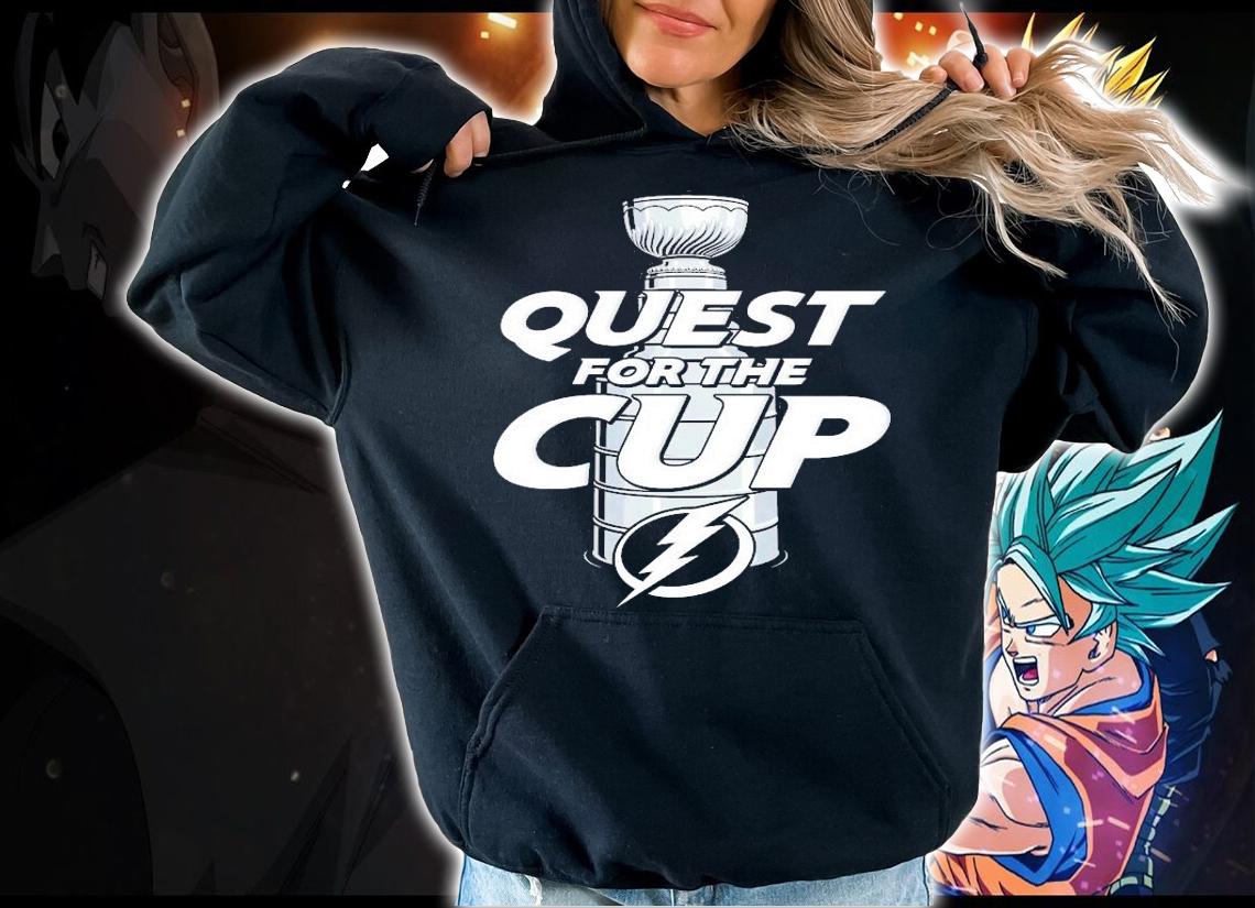 Men's Tampa Bay Lightning Quest For The Cup Stanley Cup t-shirt hoodie