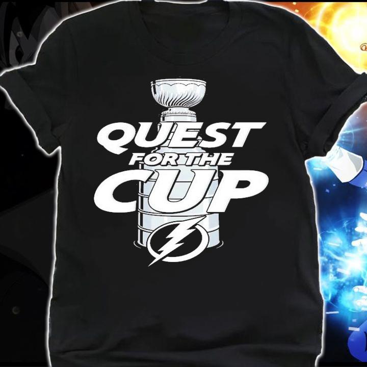 Men's Tampa Bay Lightning Quest For The Cup Stanley Cup t-shirt shirt
