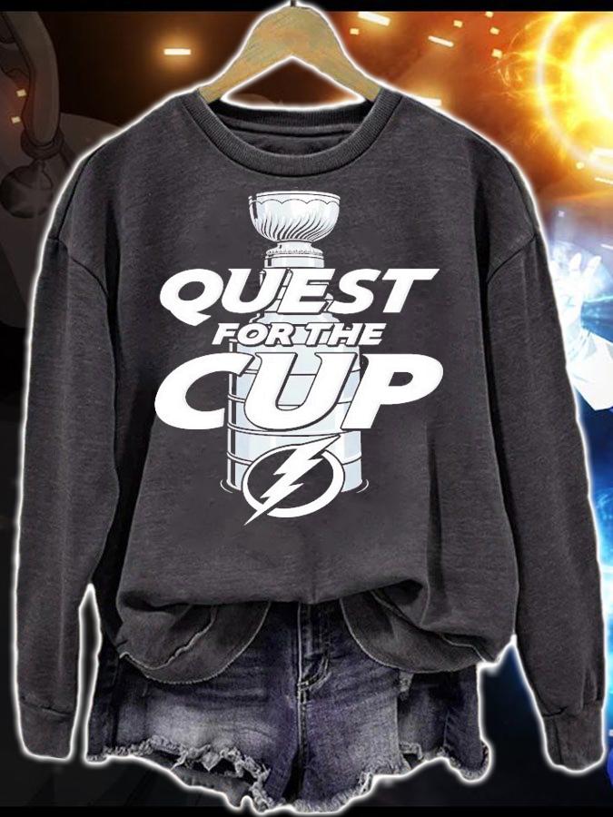 Men's Tampa Bay Lightning Quest For The Cup Stanley Cup t-shirt sweatshirt