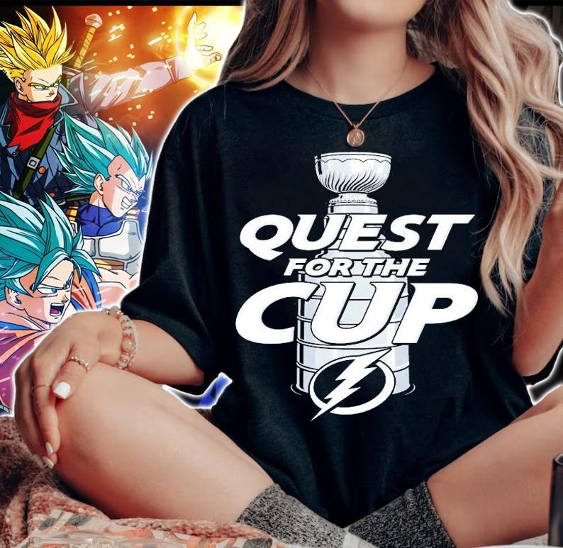 Men's Tampa Bay Lightning Quest For The Cup Stanley Cup t-shirt woman shirt