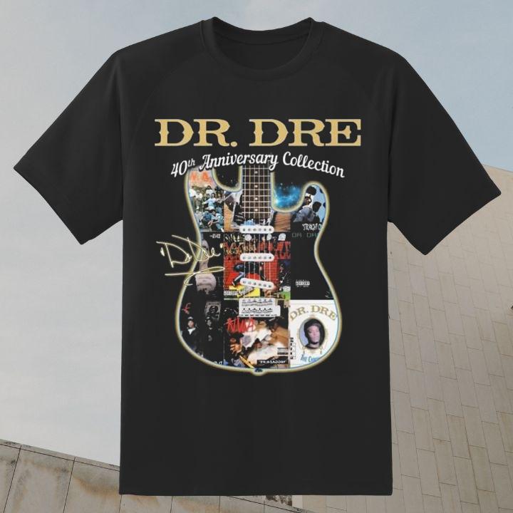 Limited Edition Dr. Dre 40th Anniversary Signature Guitar Shirt