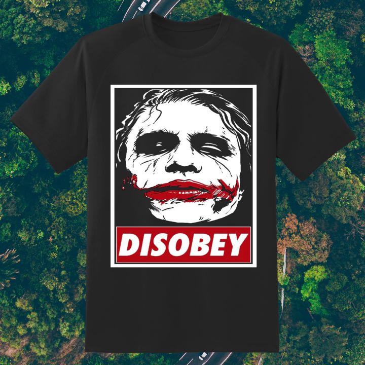 Great Disobey Joker Dc Comics T-Shirt