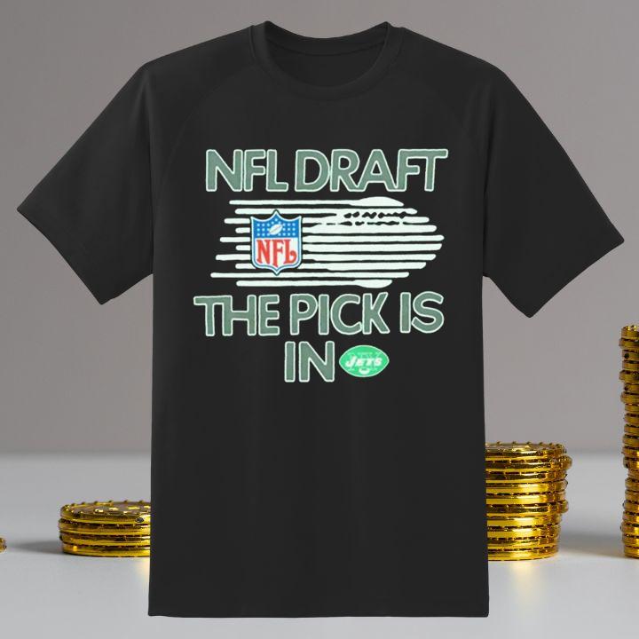 Personalised 2025 Nfl Draft The Pick Is In New York Jets Logo T-Shirt