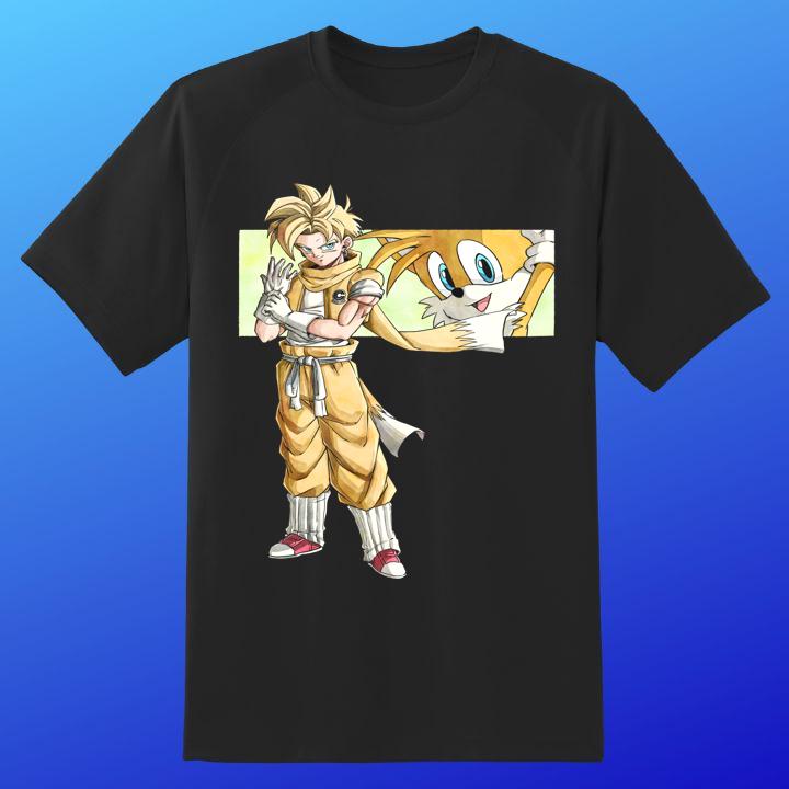 Dragon Ball X Tails Sonic The Hedgehog T-Shirt