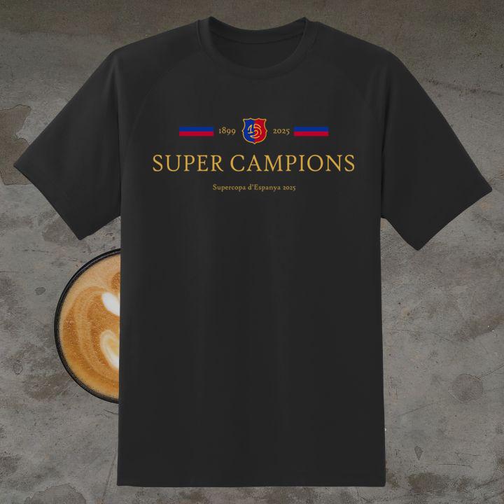 FC Barcelona Supercopa Champions 2025 Shirt - Celebrate the Victory!