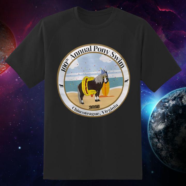 Chincoteague Pony Swim 2025 Shirt: 100th Anniversary Virginia Souvenir