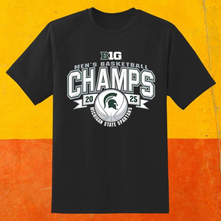 Celebrate MSU's 2025 Big Ten Champs Win! Get Your Spartans Shirt Now!