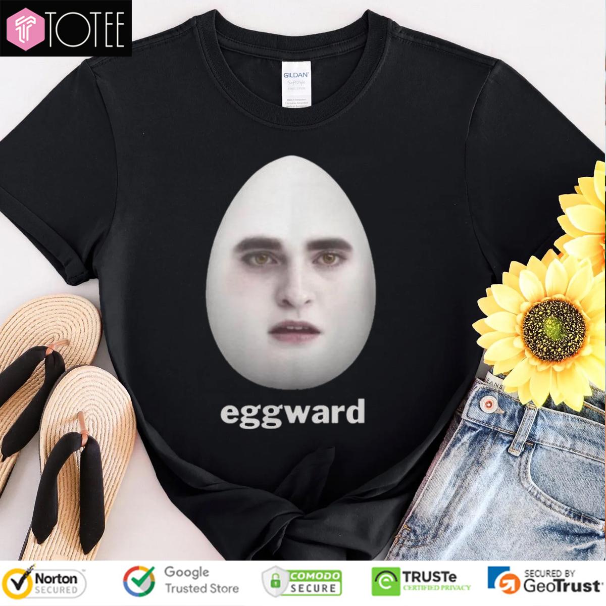 Eggward Parody Edward Cullen Face Egg Twilight T-Shirt