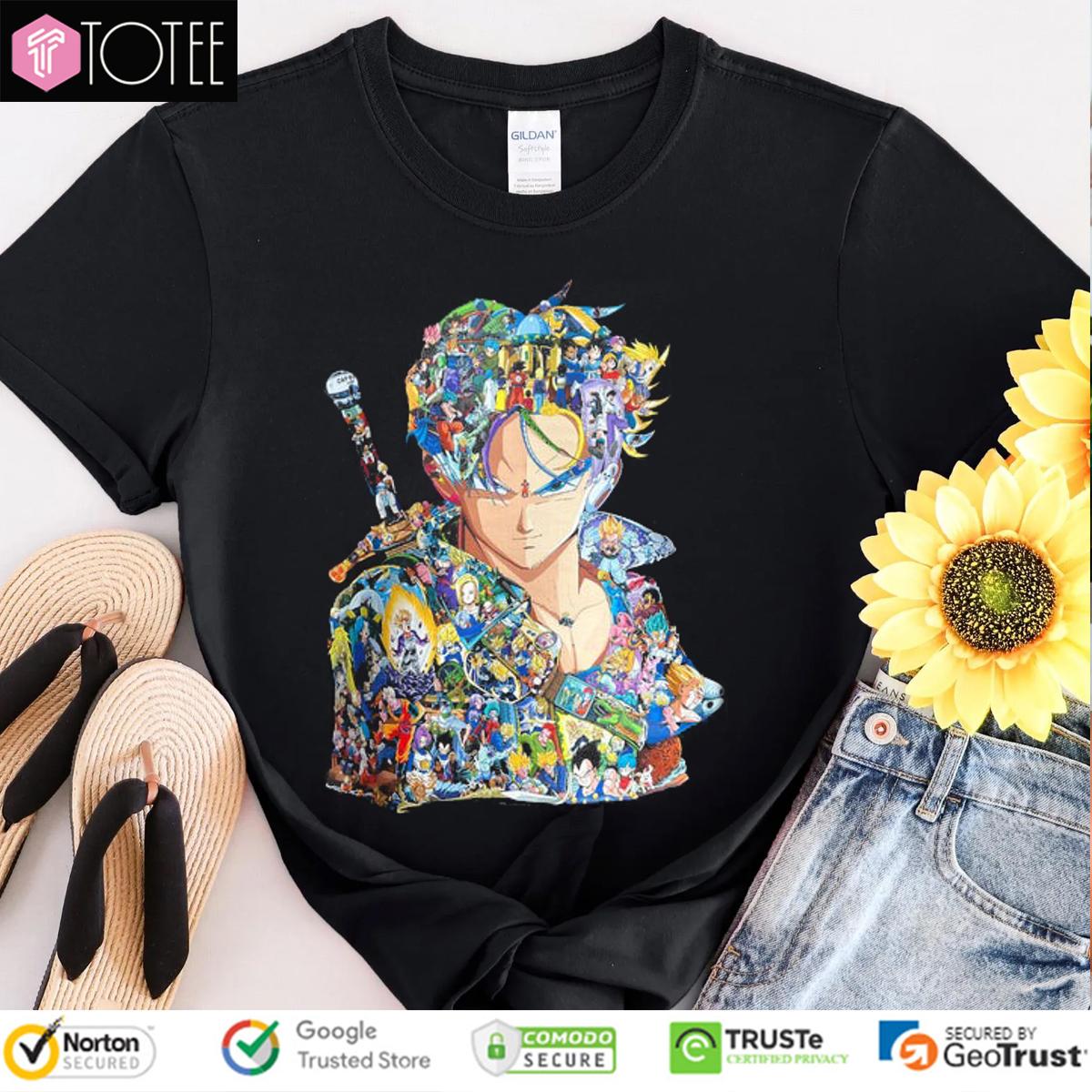 All Characters Inside Trunks Dragon Ball T-Shirt