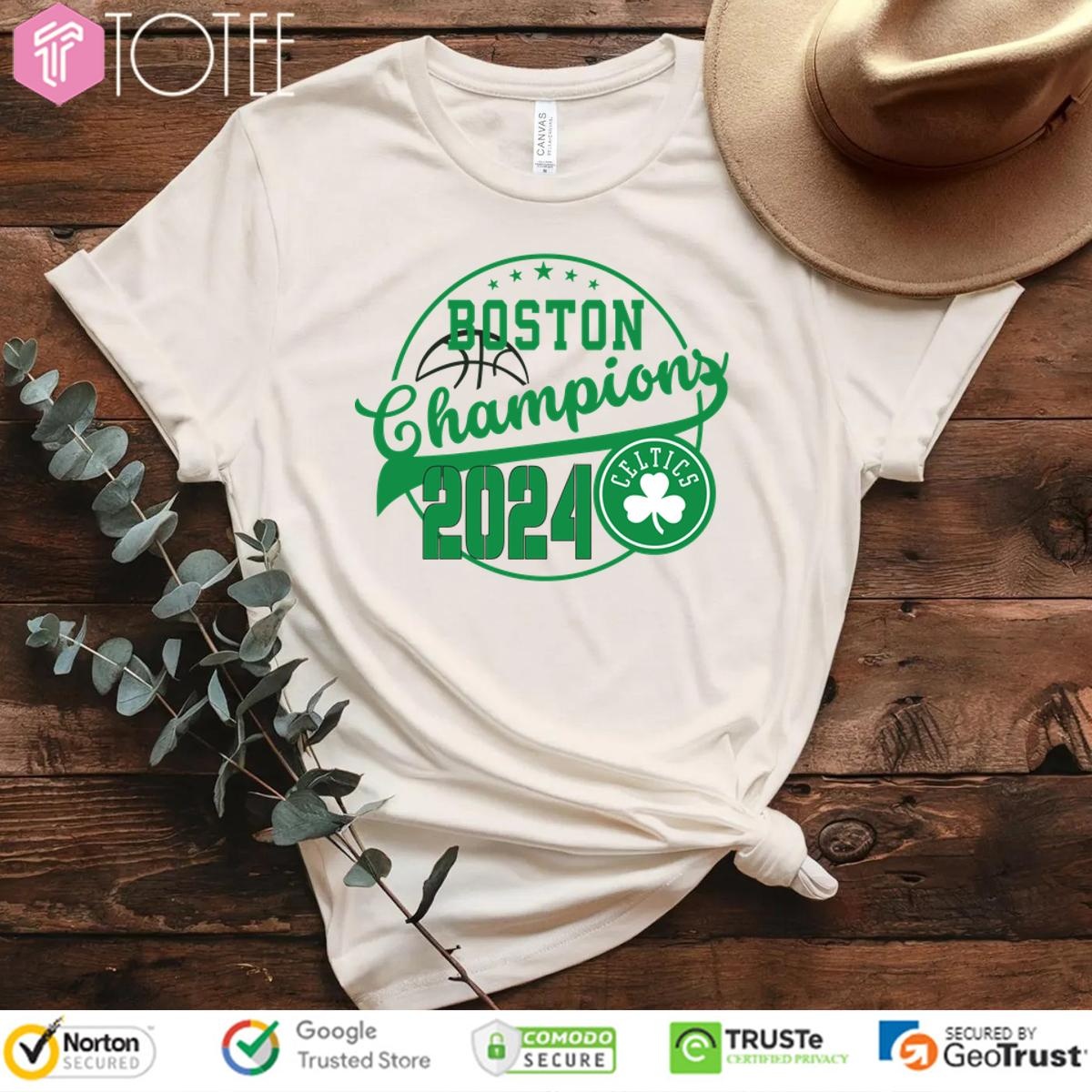 Boston Celtics Champions 2024 Basketball T-shirt