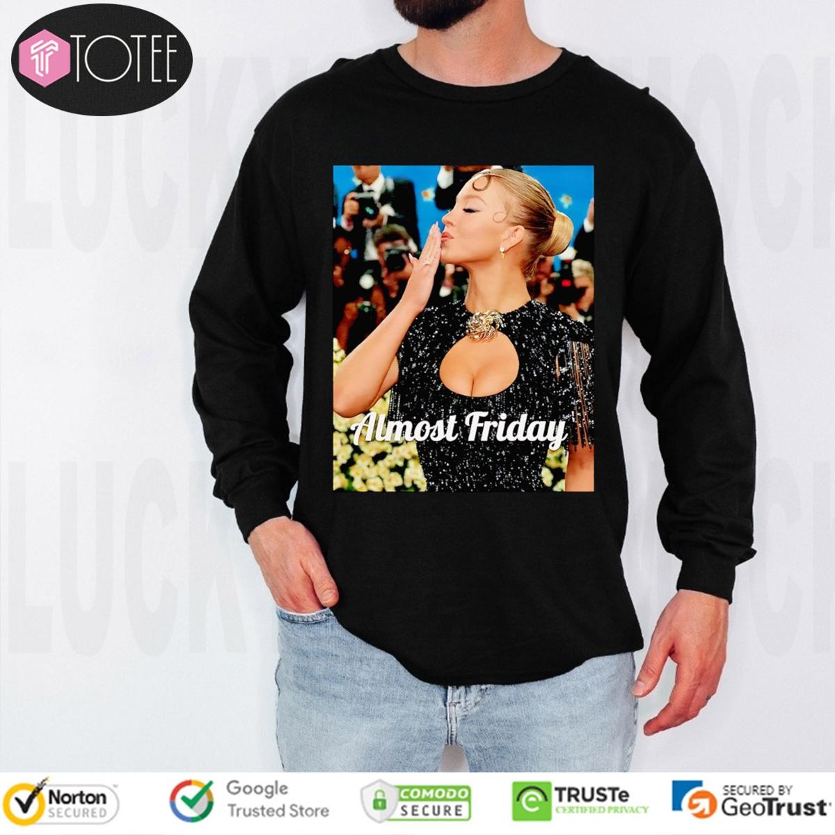Sweater Sweeney Almost Friday Met Gala Long Sleeve sweatshirt