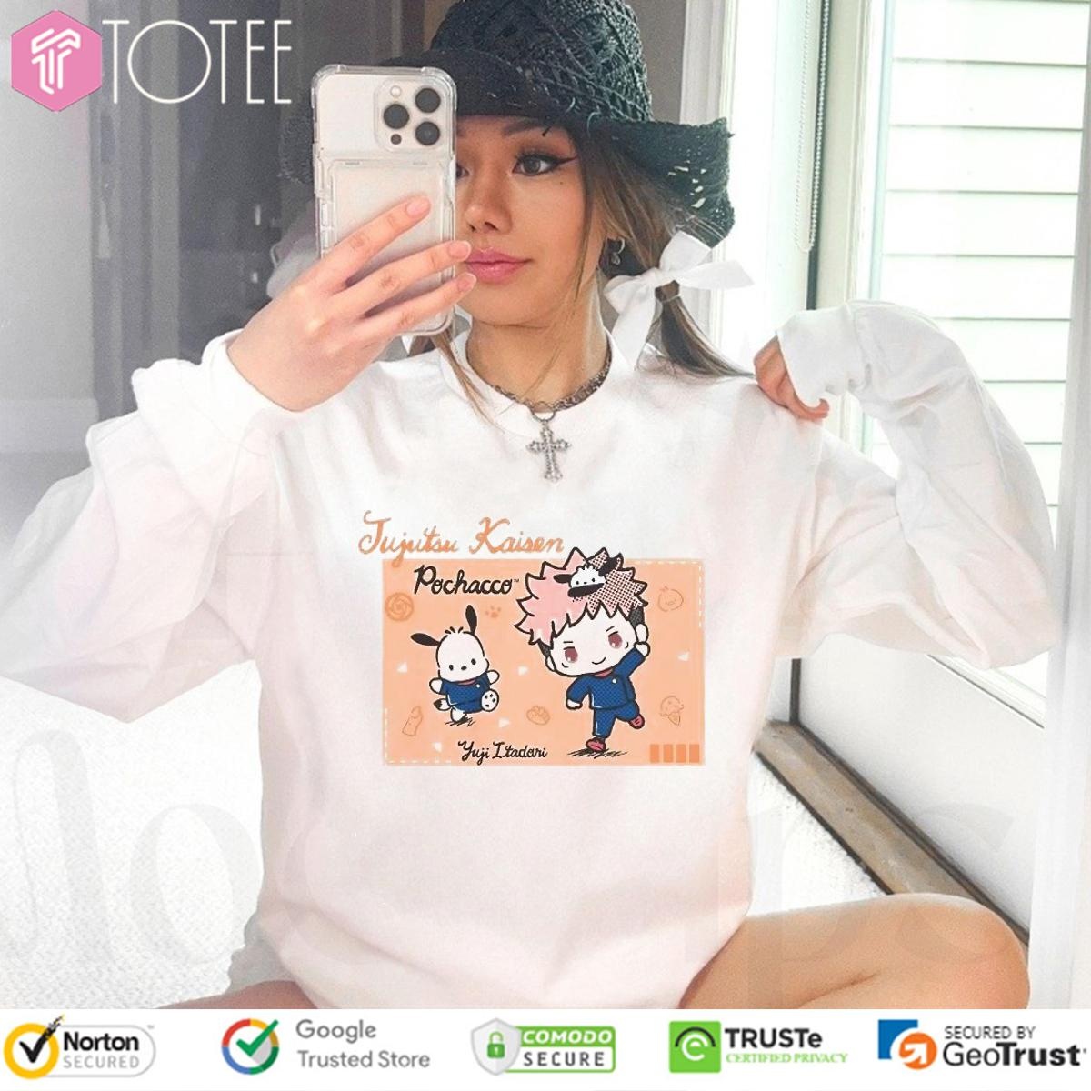 Seven Times Six Jujutsu Kaisen Hello Kitty Pochacco Yuji Itadori Long Sleeve