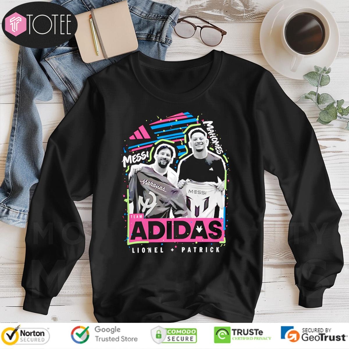 Team Adidas Lionel Messi Patrick Mahomes Long Sleeve