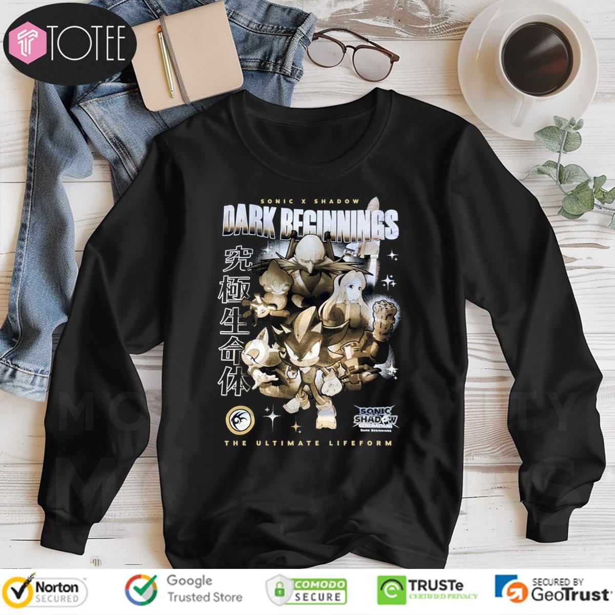 Sonic X Shadow: Ultimate Results for Dark Beginnings Long Sleeve