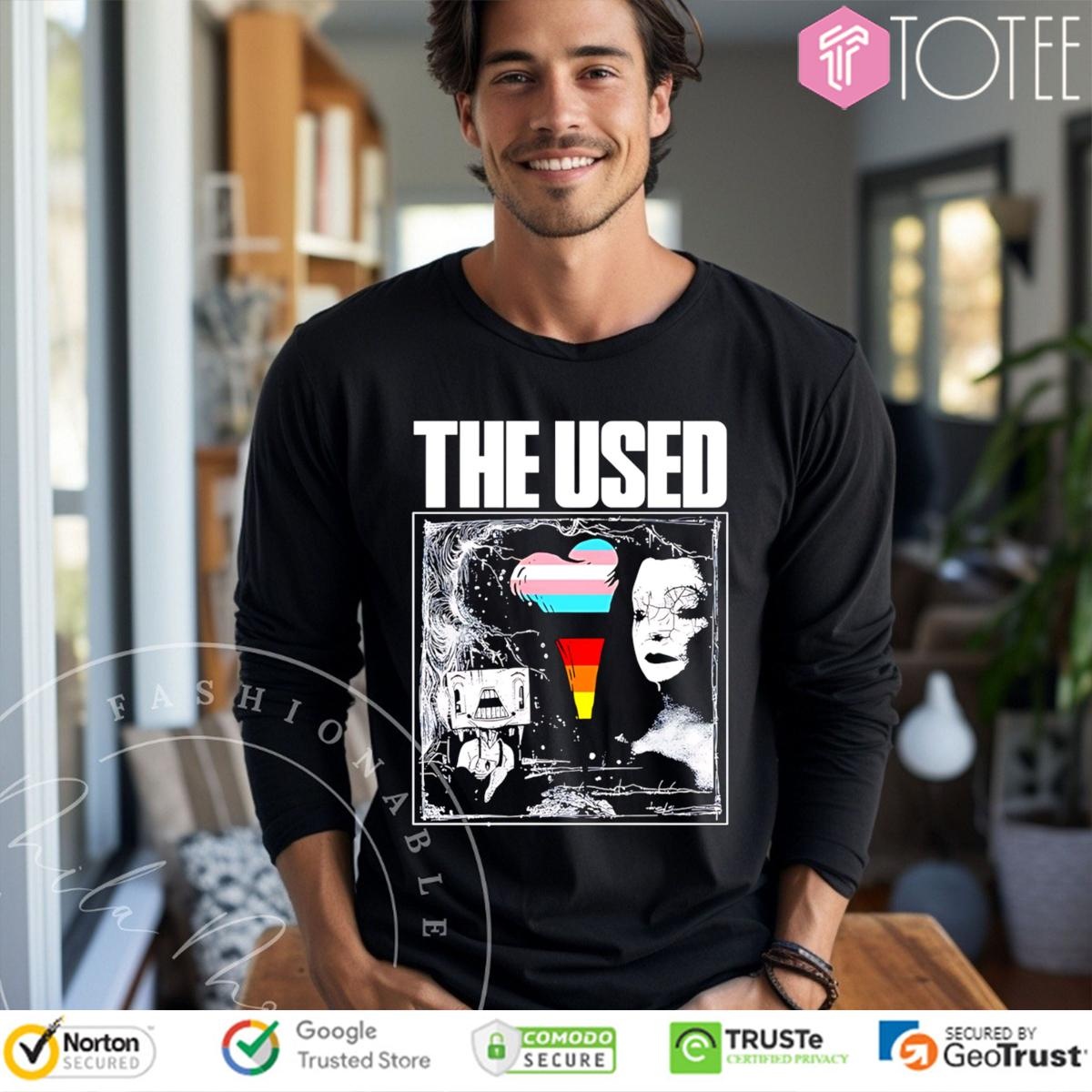The Used Rock Band 25 Year Anniversary Tour Lgbt Pride Long Sleeve