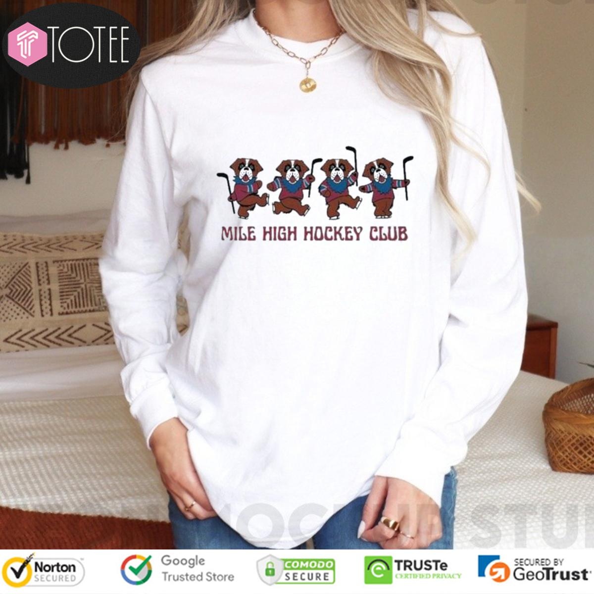 Grateful Dead Colorado Avalanche Mile High Hockey Club Long Sleeve