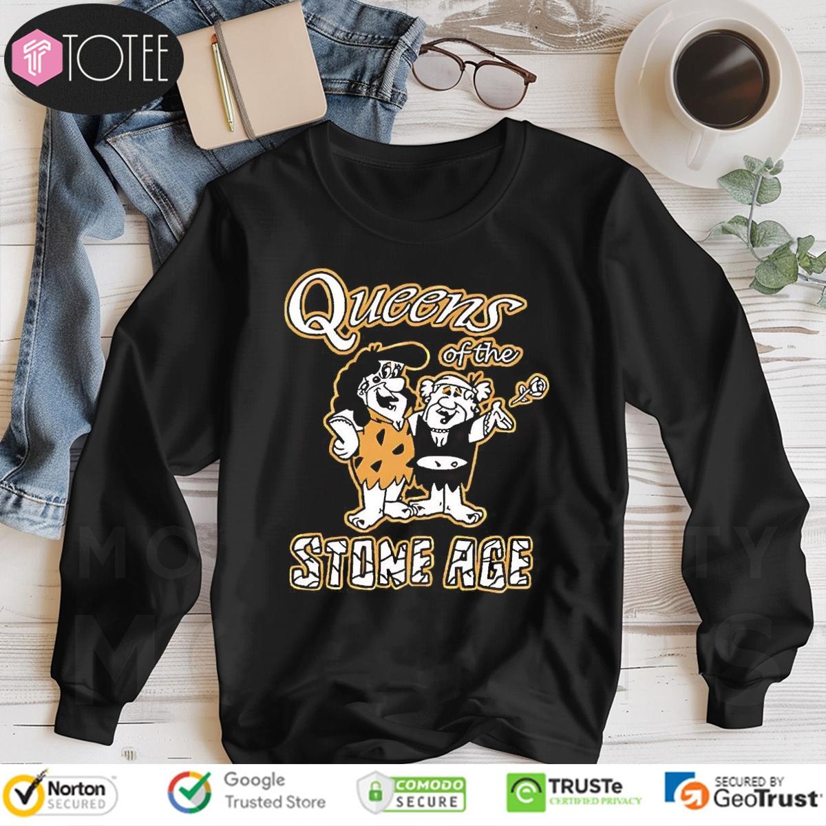 The Flintstones Parody Queens Of The Stone Age Rock Band Long Sleeve