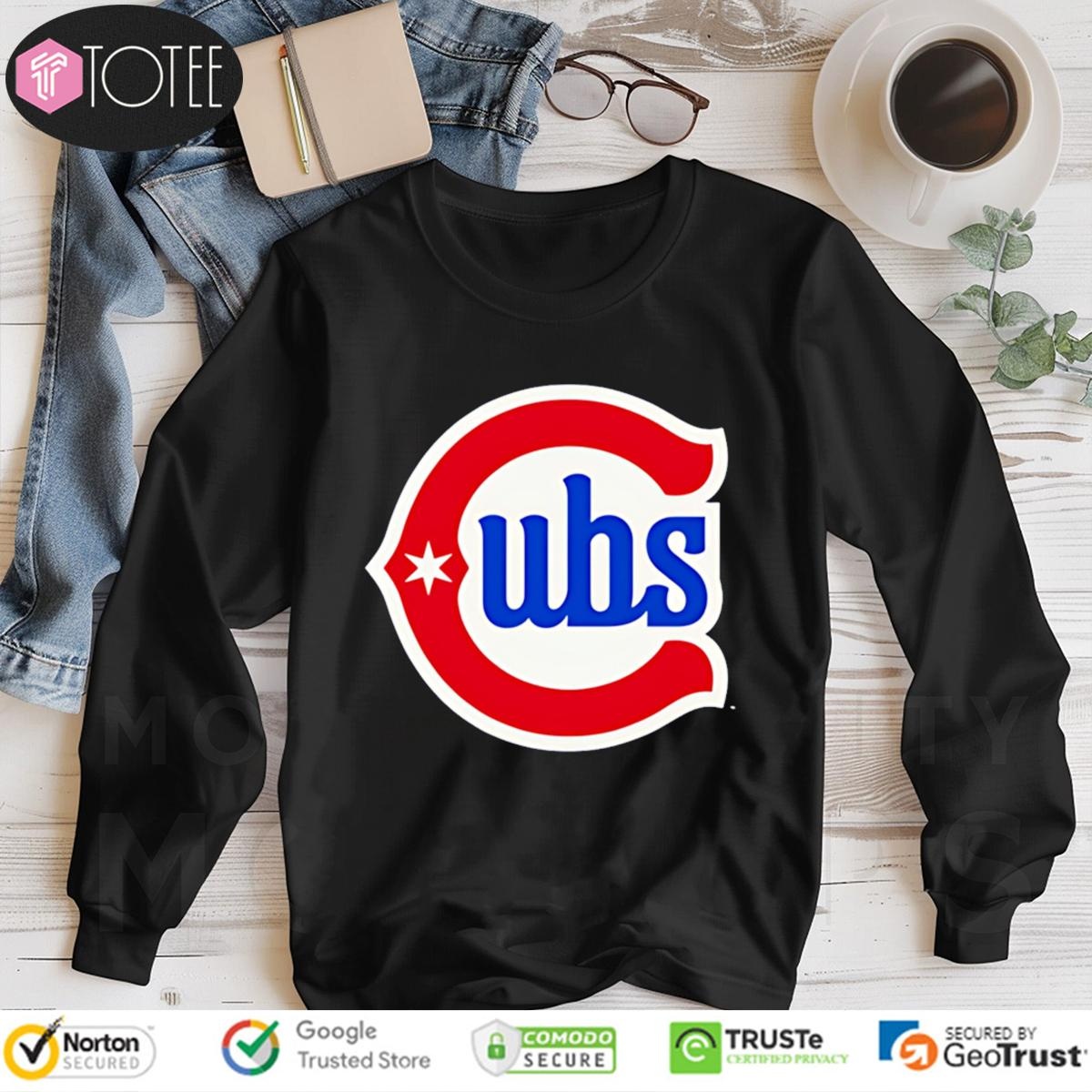 Chicago Cubs Alternate 2 Blues Logo Long Sleeve