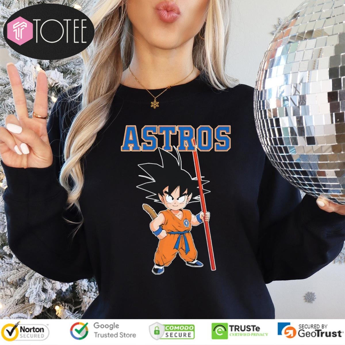 Dragon Ball Z Goku Houston Astros Baseball Long Sleeve