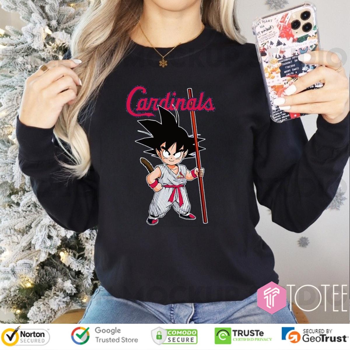Dragon Ball Z Goku St. Louis Cardinals Baseball Long Sleeve