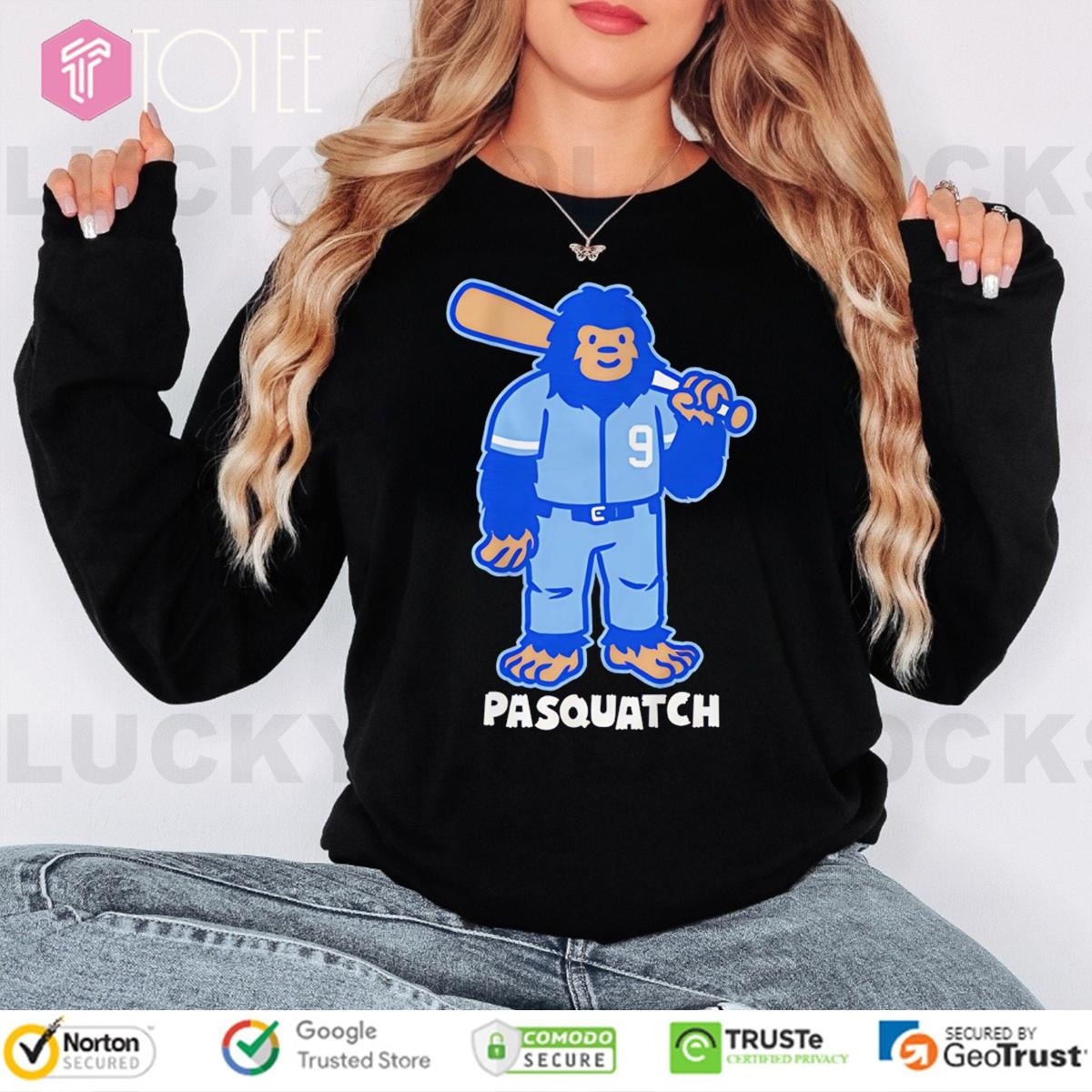 Pasquatch Parody Bigfoot Vinnie Pasquantino Kansas City Royals Long Sleeve