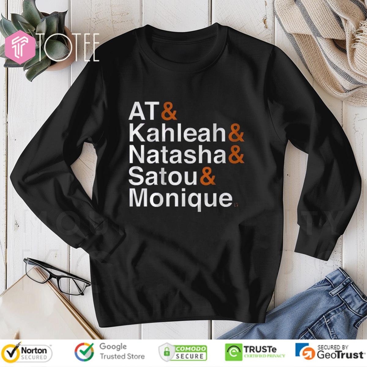 Phoenix Mercury Players Names At Kahleah Natasha Satou Monique Long Sleeve