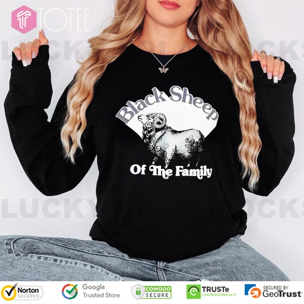 Black Sheep Of The Family Retro Long Sleeve