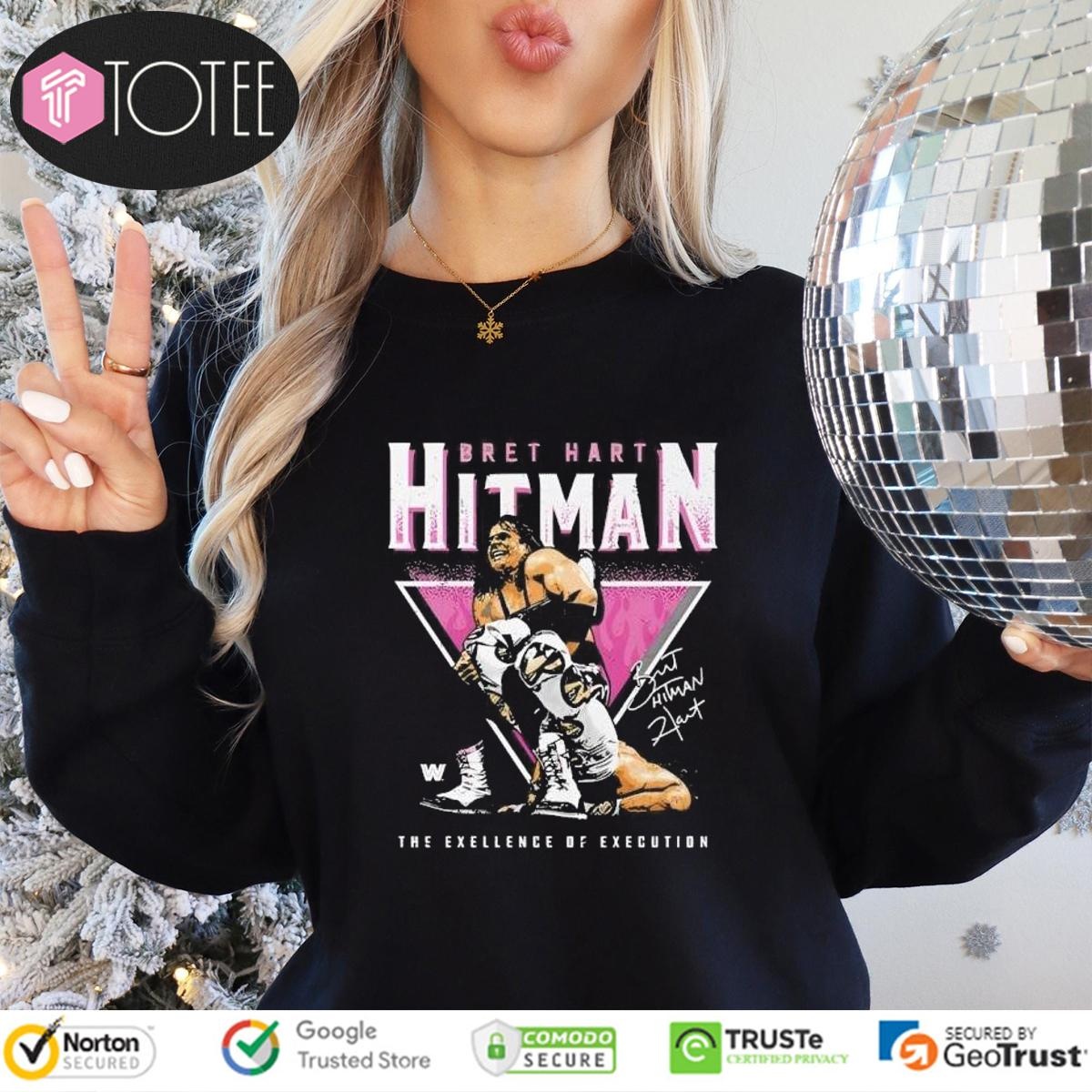 Bret Hart Sharpshooter Triangle Retro Long Sleeve