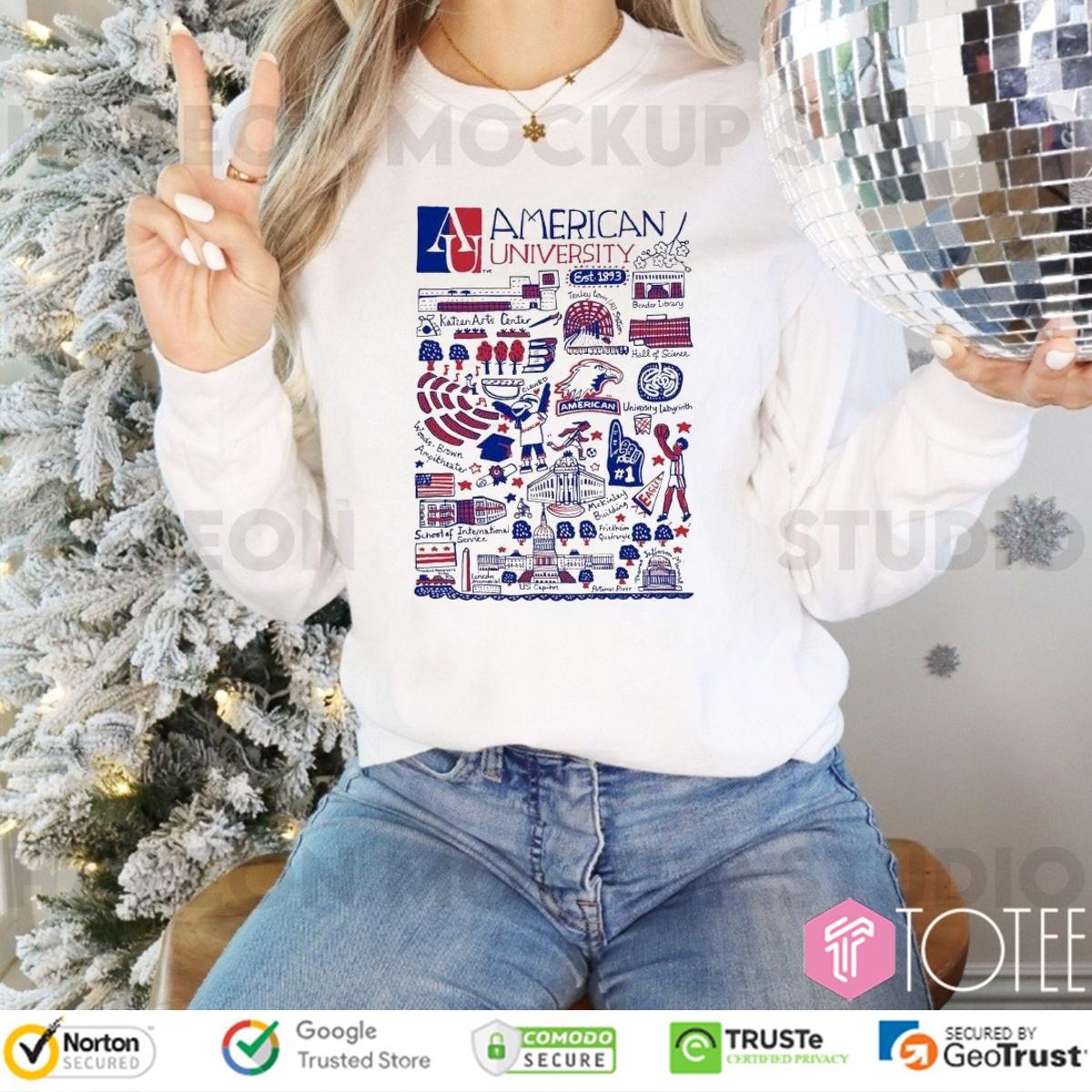 American University Art Illustration Long Sleeve