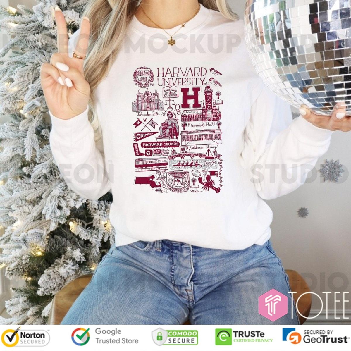 Harvard University Art Illustration Long Sleeve