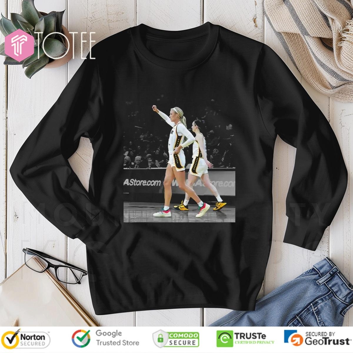 Indiana Fever Sophie Cunningham Protecting Caitlin Clark Long Sleeve