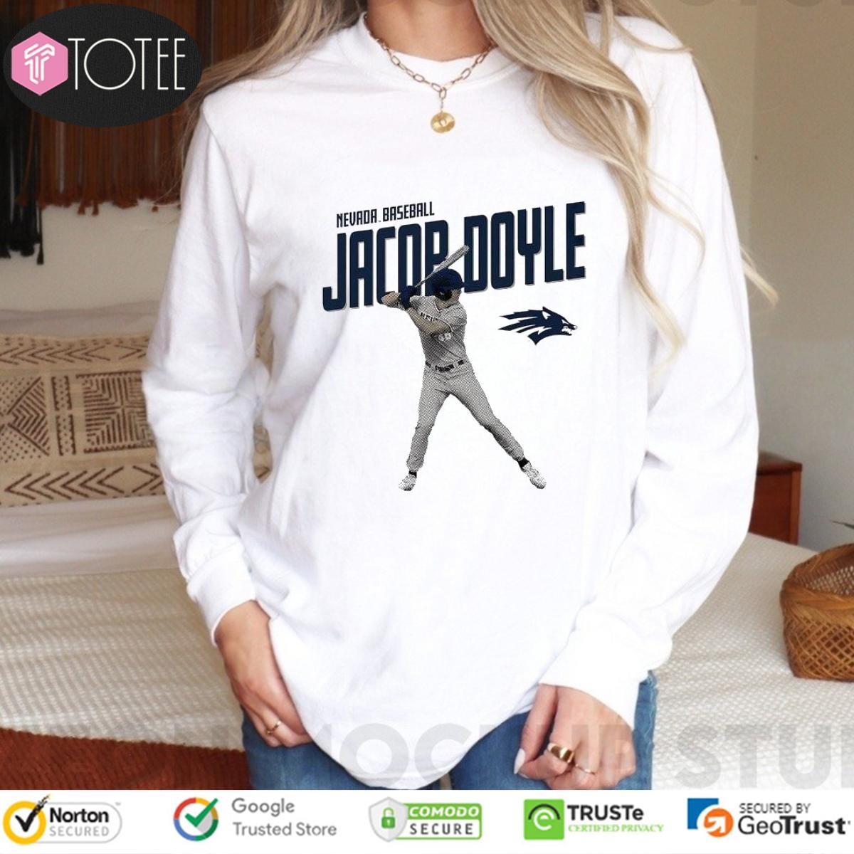 Jacob Doyle Nevada Wolf Pack Baseball Long Sleeve