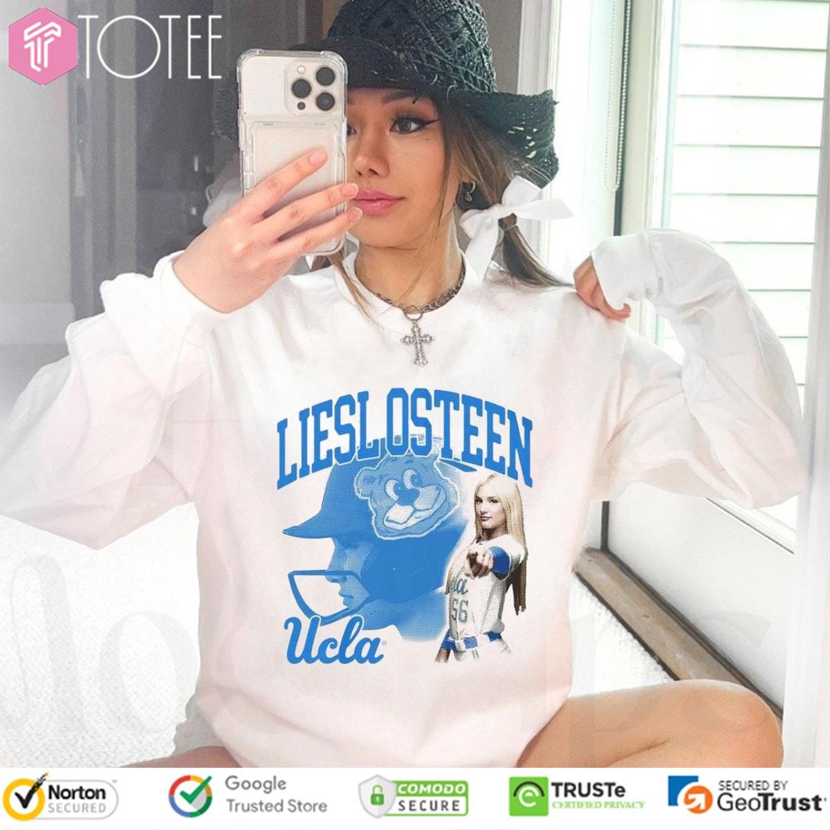 Liesl Osteen Portrait Ucla Bruins Baseball Shirt Long Sleeve