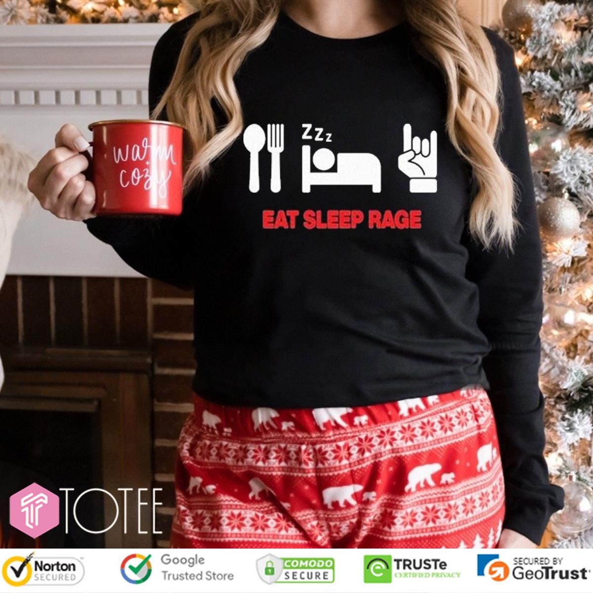 Ray Volpe Eat Sleep Rage Shirt Long Sleeve