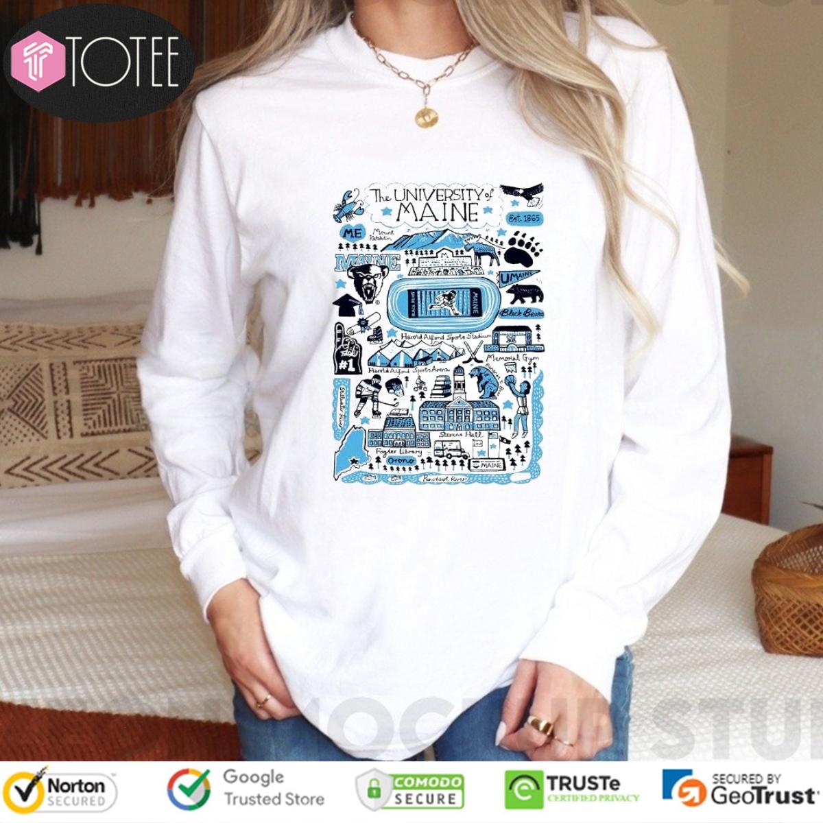 University Of Maine Art Illustration Long Sleeve