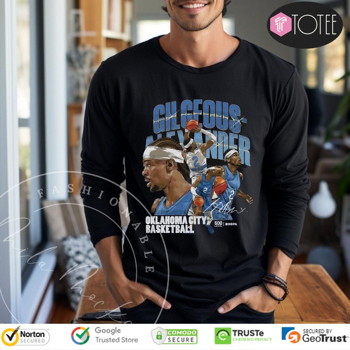 Shai Gilgeous-Alexander Oklahoma City Thunder Basketball Signature Long Sleeve
