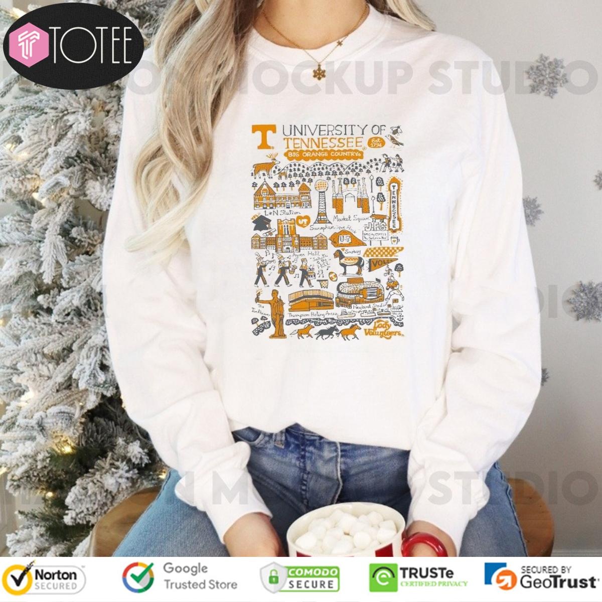 University Of Tennessee Art Illustration Long Sleeve