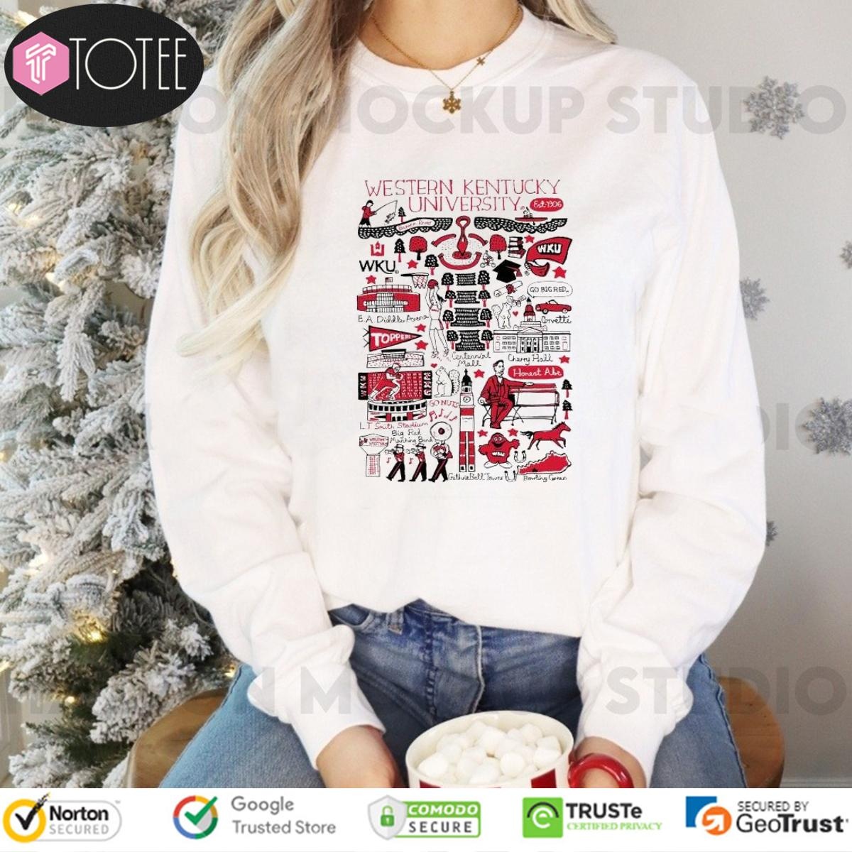 Western Kentucky University Art Illustration Long Sleeve