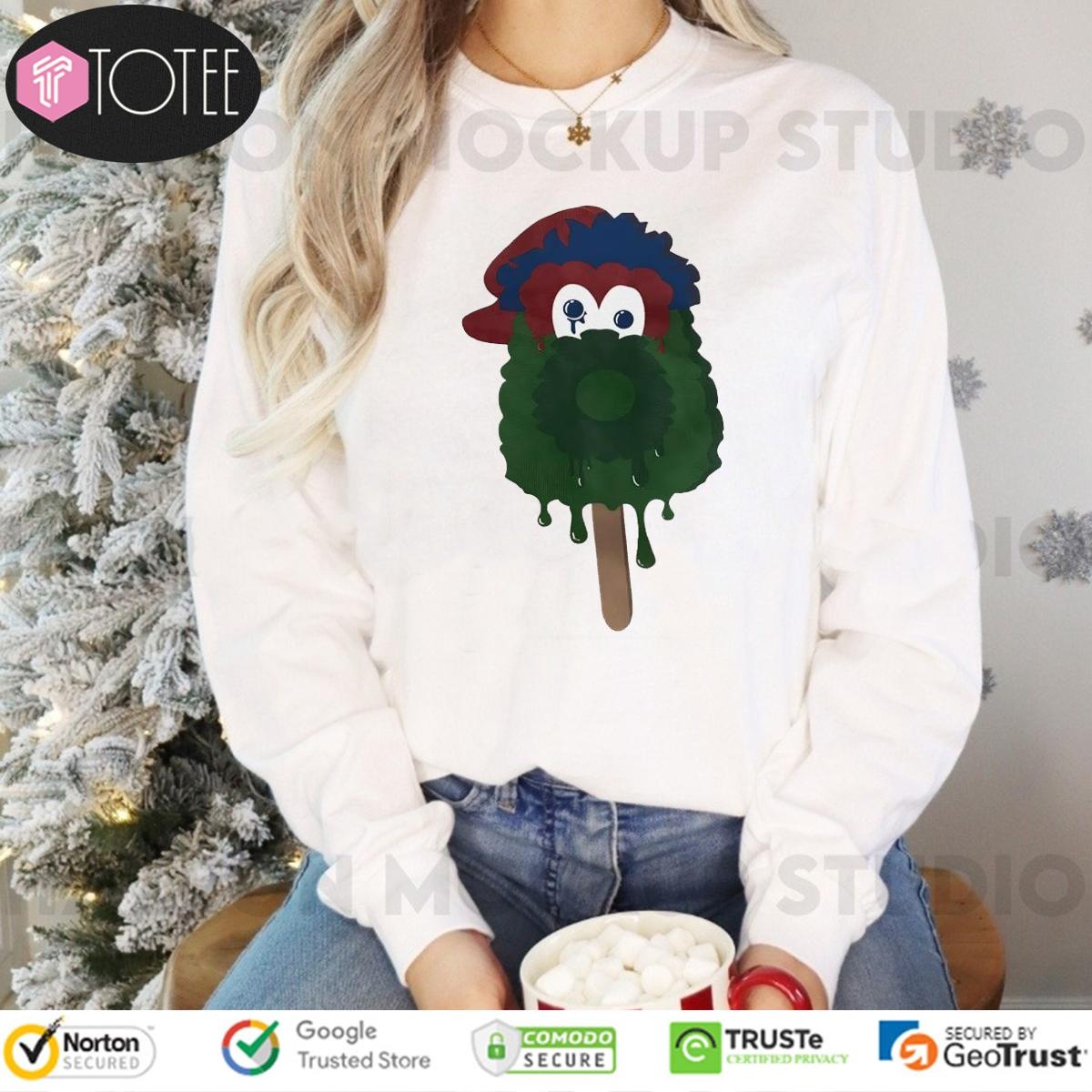 Ice Cream Philadelphia Phillies Mascot Long Sleeve