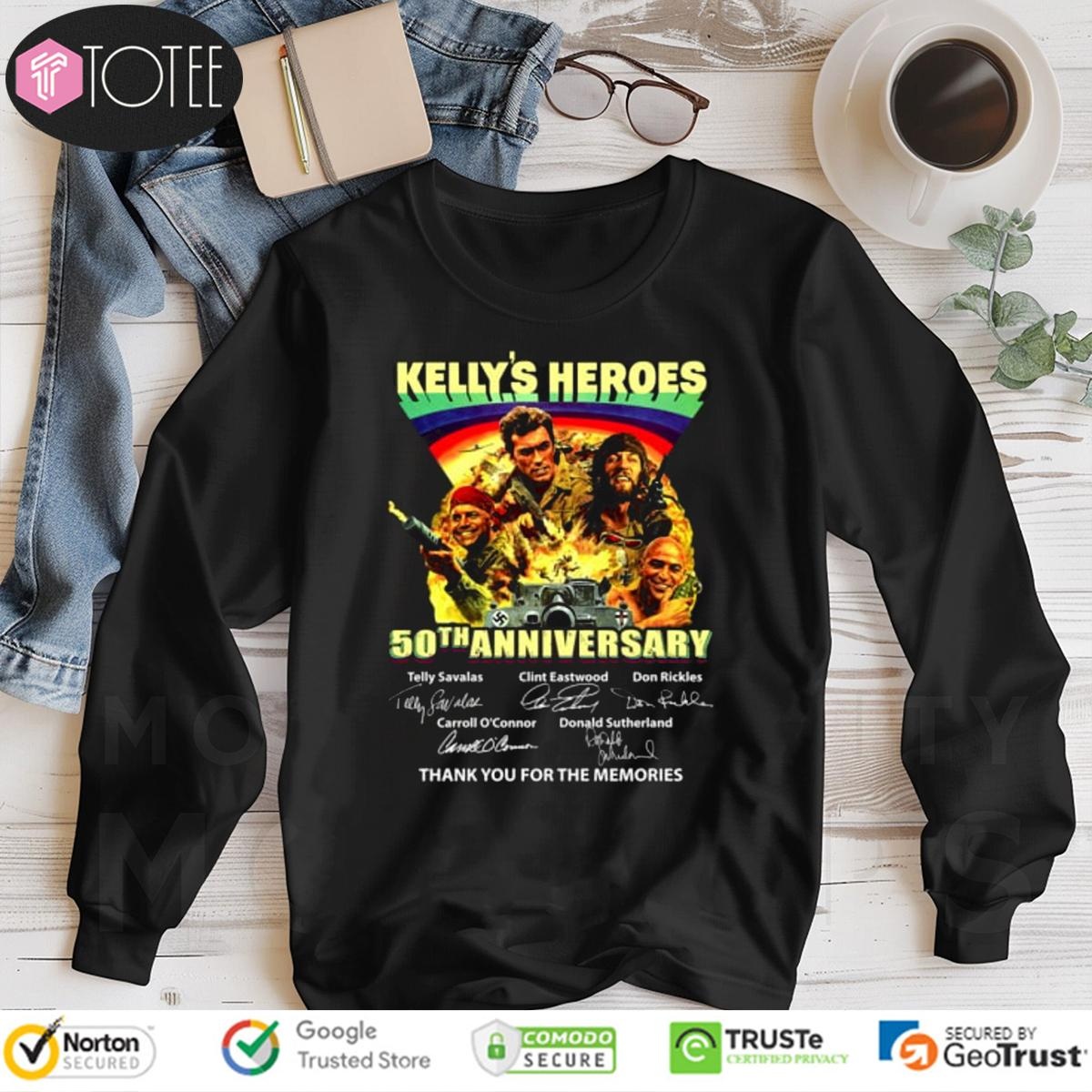 50Th Anniversary Kellys Heroes Signatures Long Sleeve