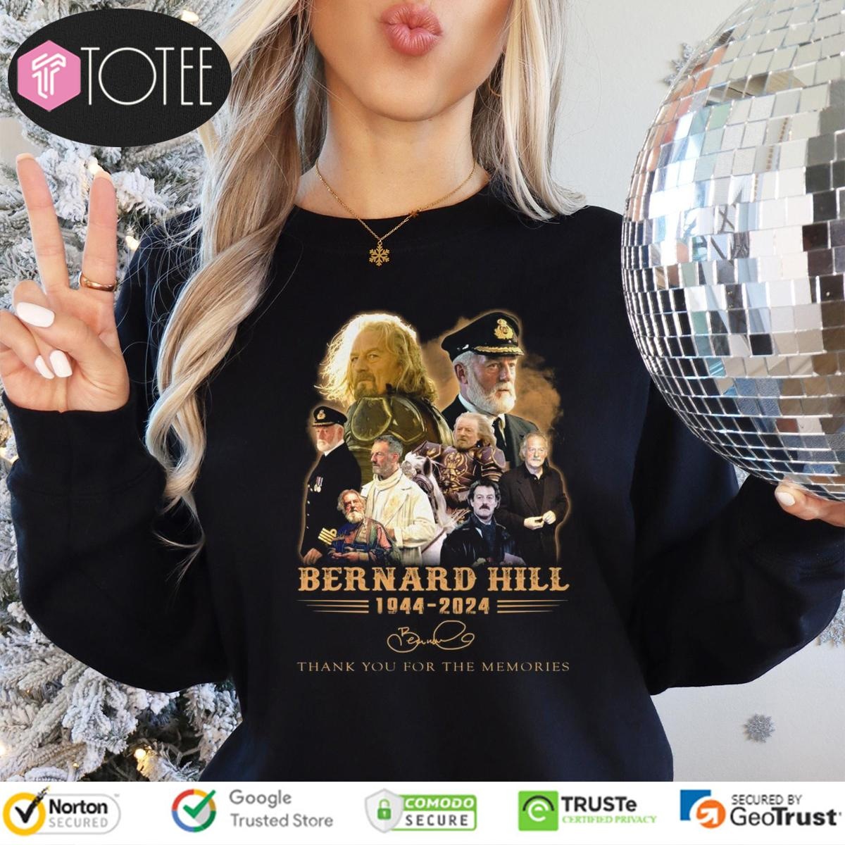 Bernard Hill 1944-2024 Signature Long Sleeve