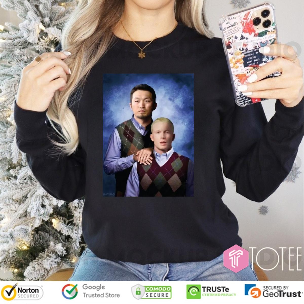 Chicago Cubs Pca Pete Crow-Armstrong Seiya Suzuki Parody Step Brothers Long Sleeve
