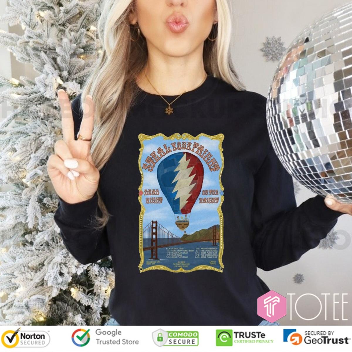 Grateful Dead Steal Your Faight Dead Night On The Haight Hot Air Balloon Long Sleeve