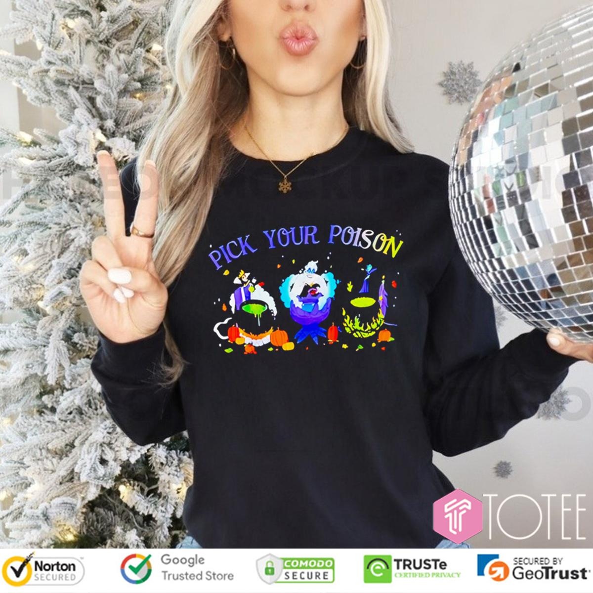 Pick Your Poison Disney Villains Long Sleeve