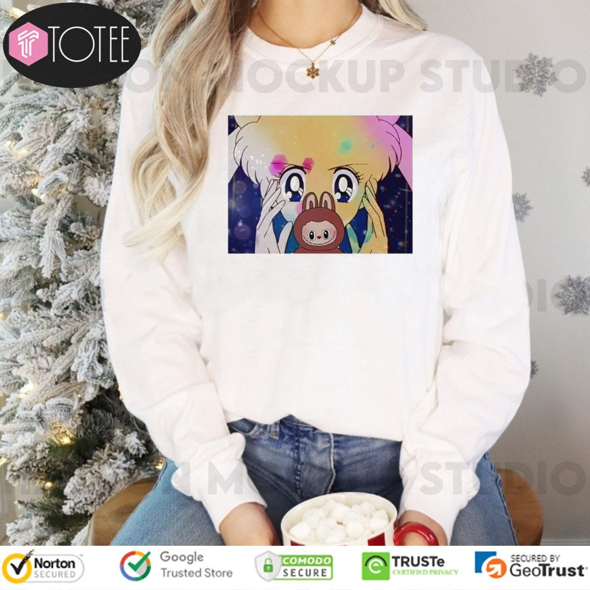 Sailor Moon And Labubu Long Sleeve